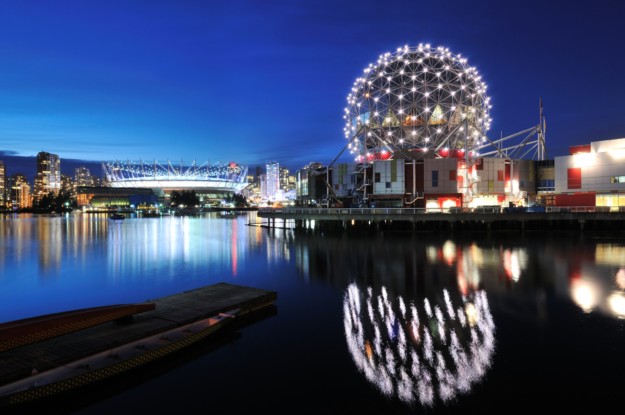 Vancouver by night