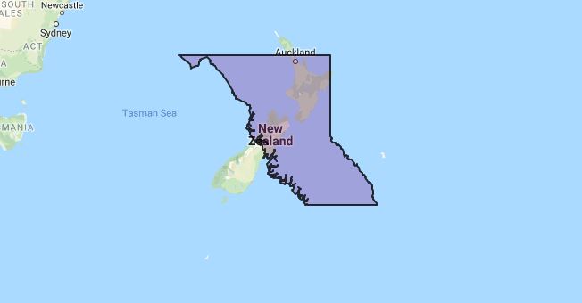 BC vs New Zealand size comparison