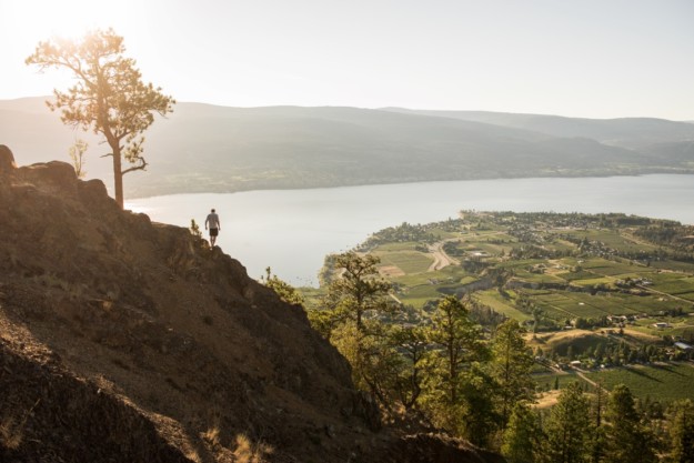A hiker on Giant\