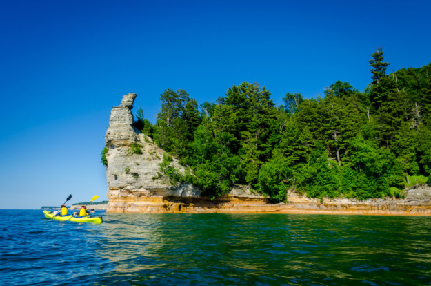 Kayaking on Lake Superior