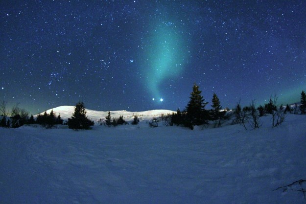 Venus and Jupiter