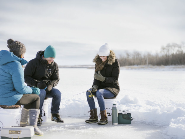 ice fishing