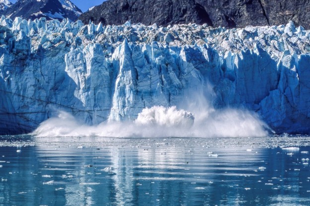 ice calving in Alaska