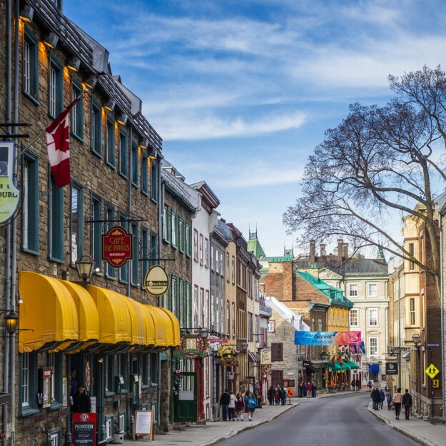 Old Quebec city street 