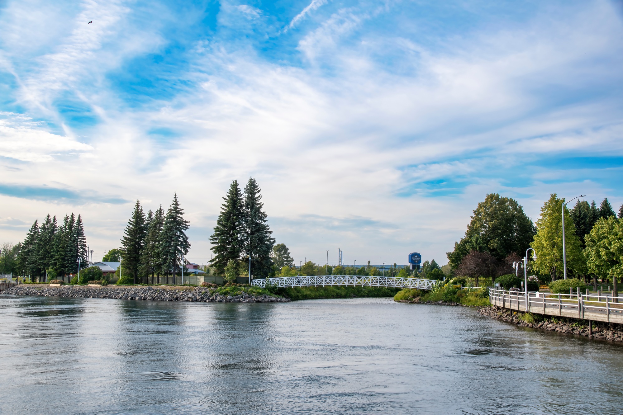 St Marys River in Sault Ste. Marie