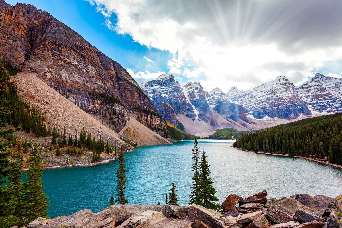 Moraine Lake in Banff National Park