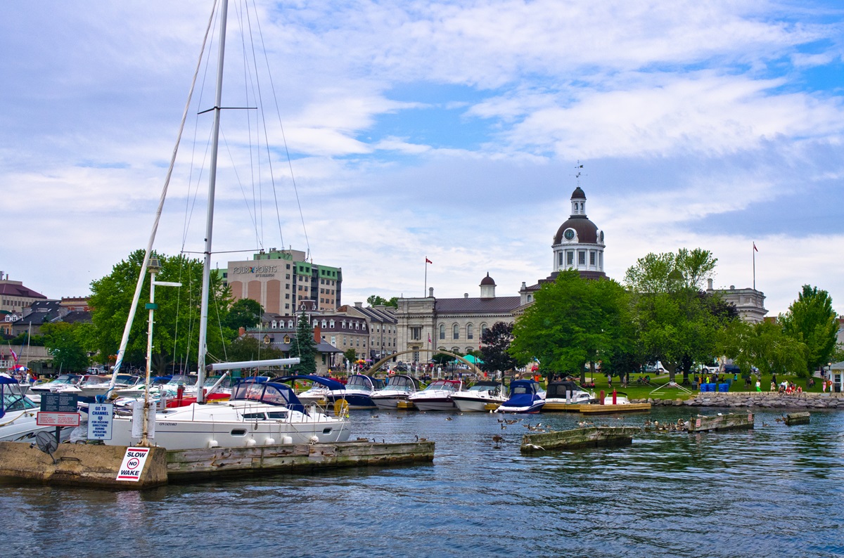 The waterfront in Kingston, Canada