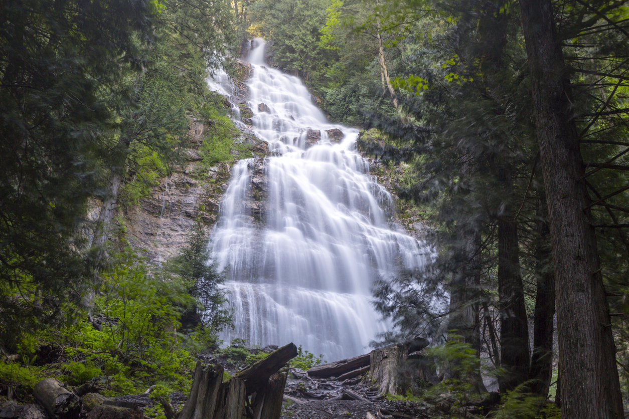 Bridal Veil Falls, British Columbia, Canada near Hope.