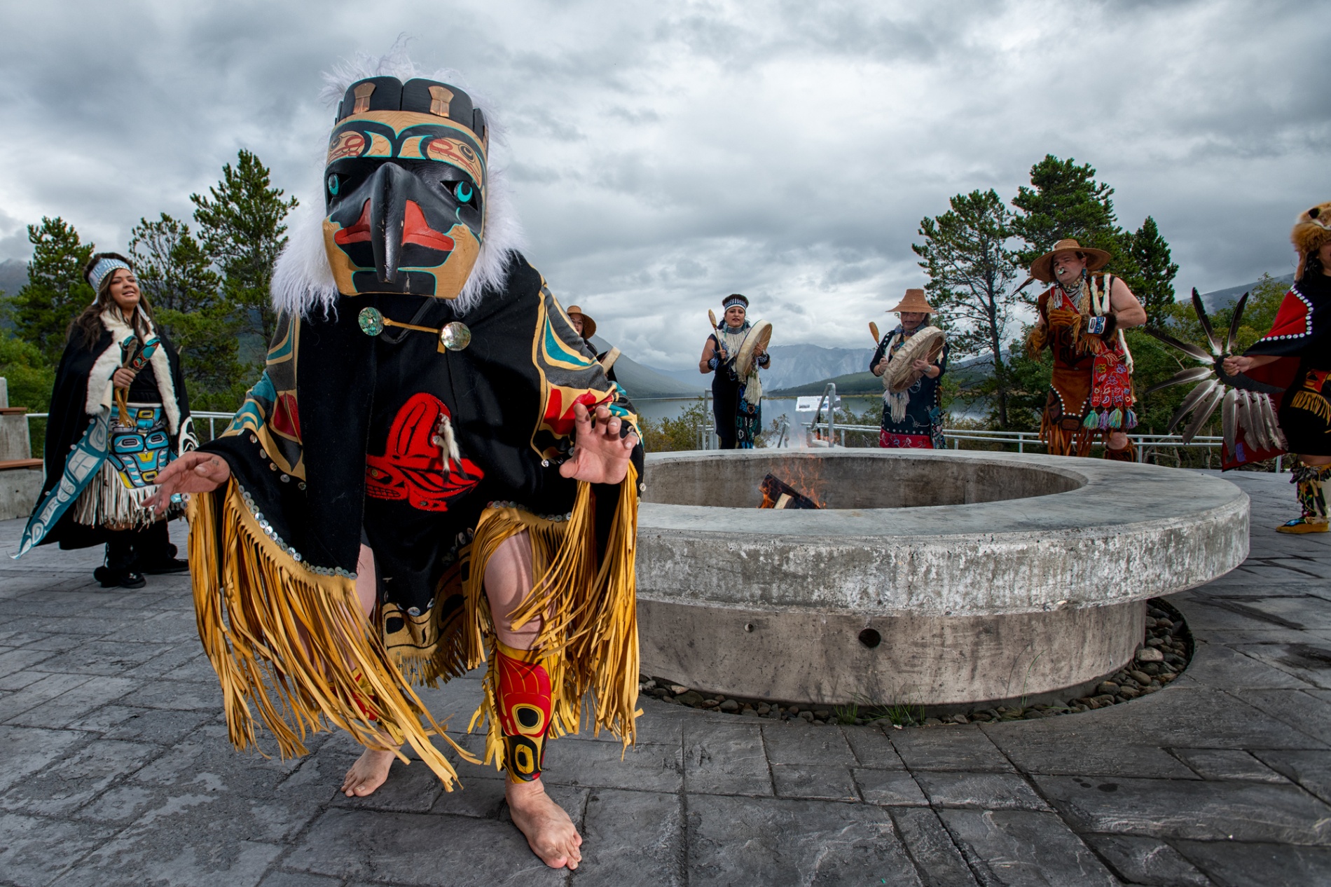 Traditional Indigenous dance in Yukon