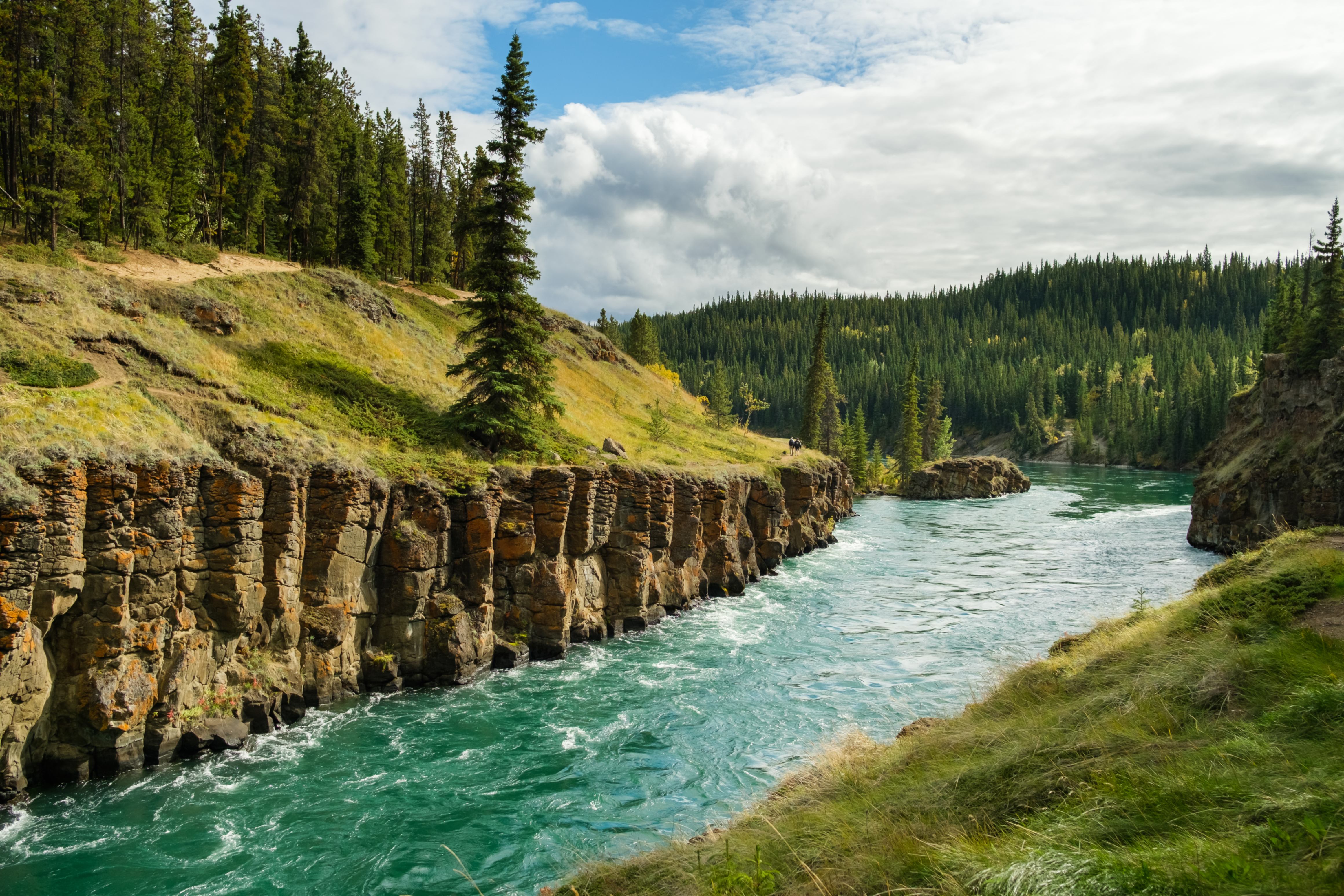Miles Canyon near Whitehorse in Yukon