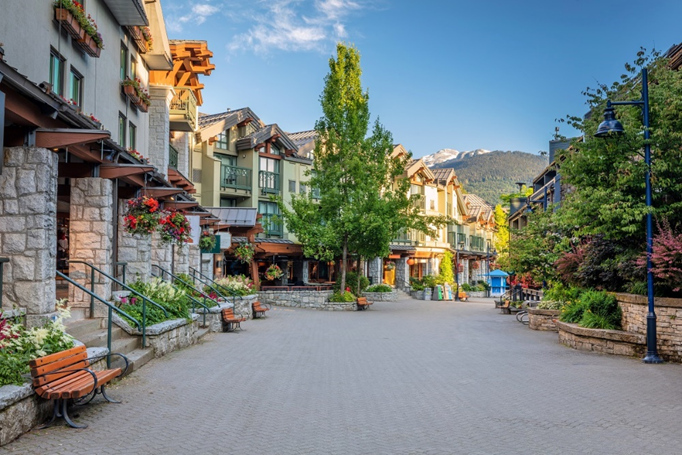 Whistler Village in the summer