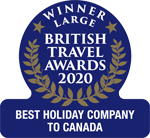 2020 British Travel Awards trophy image