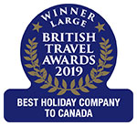 2019 British Travel Awards trophy image