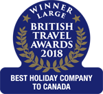 2018 British Travel Awards trophy image