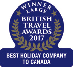 2016 British Travel Awards trophy image